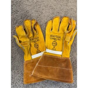 Kunz Glove Company Size 10 Buckskin Gloves